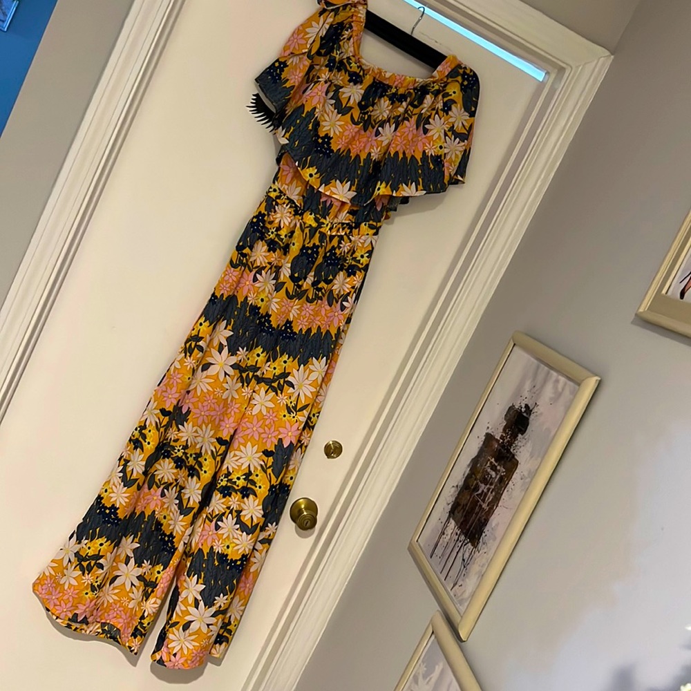 Flowers Jumpsuit M size